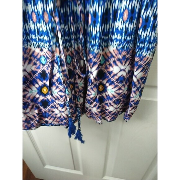 Dr 2 XS 3/4 Sleeve Tunic Belt Slit Sleeve Shorts Romper - Picture 9 of 13